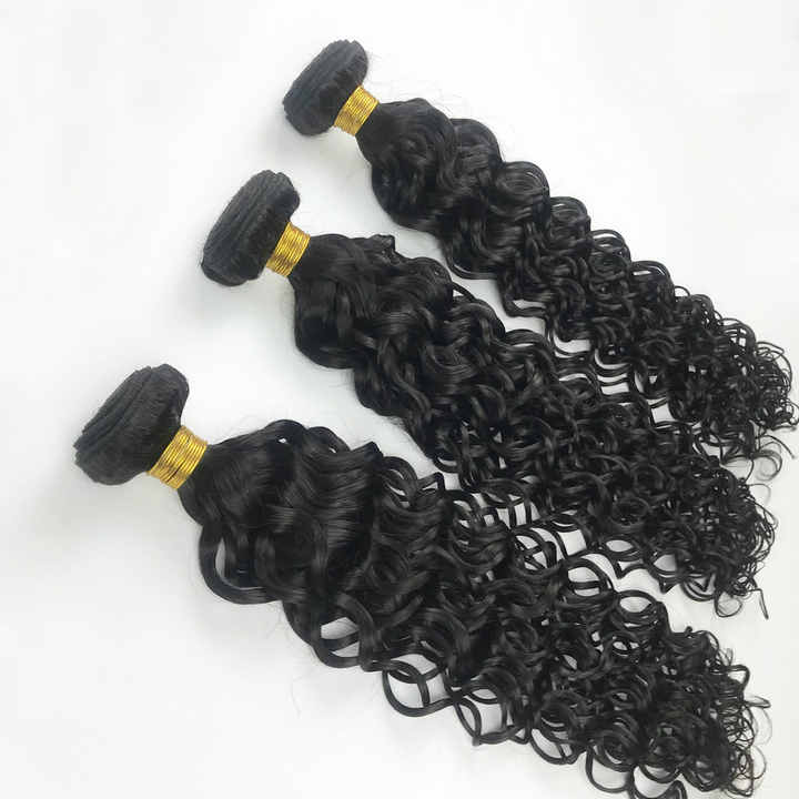 100% Virgin Indian Human Hair – Water Wave One Bundle