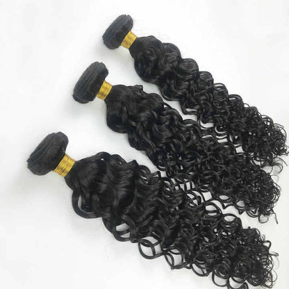 100% Virgin Indian Human Hair – Water Wave One Bundle