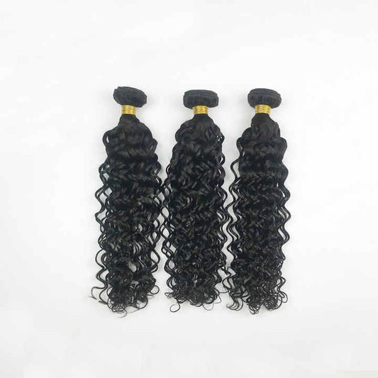 100% Virgin Indian Human Hair – Water Wave One Bundle