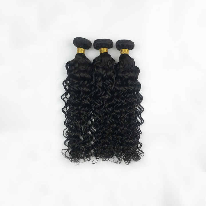 100% Virgin Indian Human Hair – Water Wave One Bundle