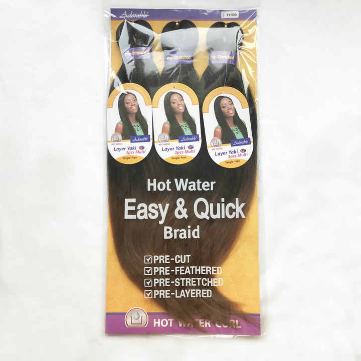Ombre EZ Braid – Pre-Stretched Yaki Braiding Hair (52")