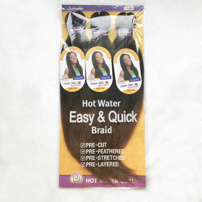 Ombre EZ Braid – Pre-Stretched Yaki Braiding Hair (52")
